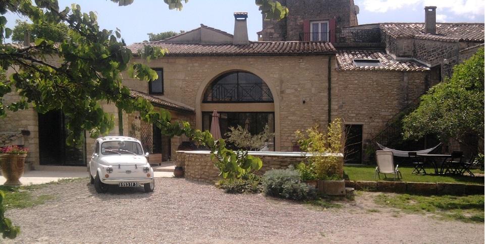 La Migrane Bed and Breakfast Villevieille Exteriör bild